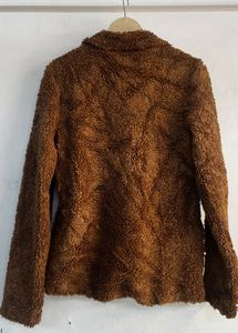 H&amp;M Brown Teddy Fleece Jacket