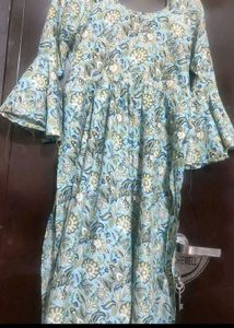 Multi Floral Print Kurti For Girl Or Woman 36 Bust