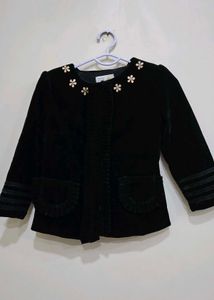Kids Velvet Jacket 5-6 Years