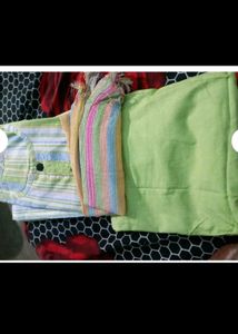 Striped Kurta Set with Dupatta
