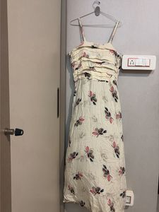 Lightweight Floral Print Midi Dress