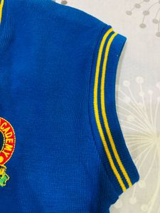 Blue Vest Sweater