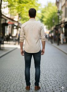 Men's Casual Patterned Shirt