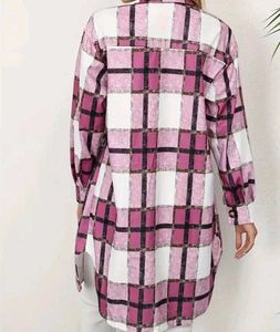 Trendy Plaid Coat