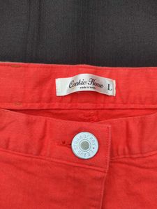 Red Summer Shorts