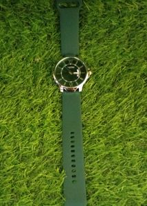 Stylish silicon Green Strap Watch