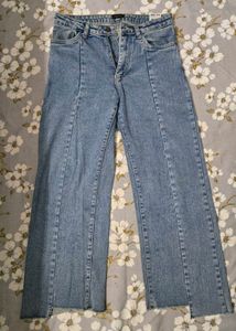 Light Wash Wide Leg Jeans