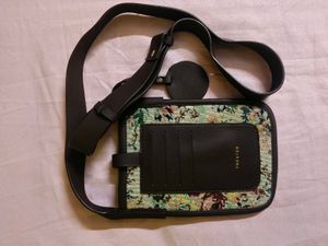 Floral Tapestry Crossbody Phone Bag