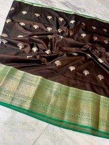 Elegant Soft Silk Allover Boota Saree