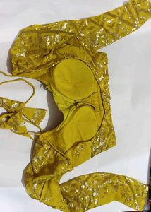 Yellow Sequins Blouse