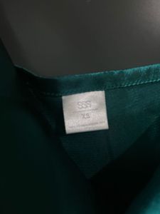 Emerald Green Satin Cami Top