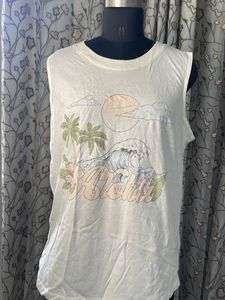 Aloha Graphic Sleeveless Top