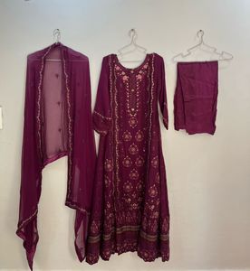 Original Pakistani Aghanoor Floor Length Dress