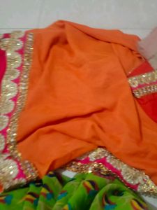 Lehenga Pattern Saree