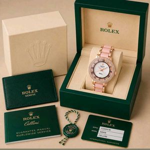 Rolex Cellini Diamond Watch PREMIUM QUALITY LADIES