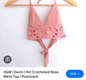 H&M Crocheted Bikini Top