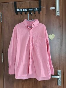Pink Button-Down Shirt