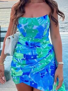 Stunning Floral Print Mini Dress