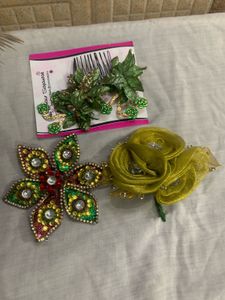 Floral Hair Accessories Set