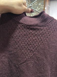 Burgundy Knit Top