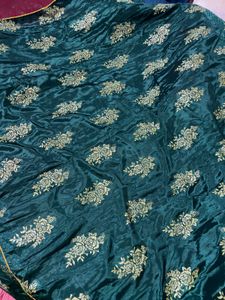 Green saree