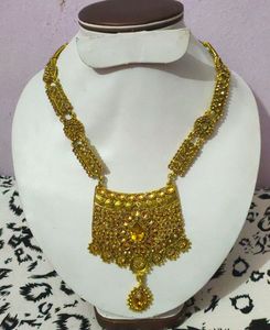 Long Kundan Stone Heavy Necklace