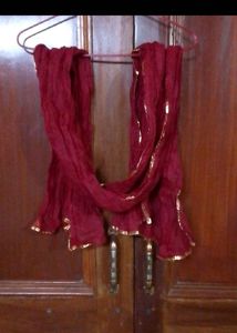 Red Ethnic Dupatta Set