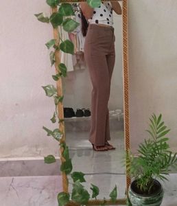 Flared Brown Trousers