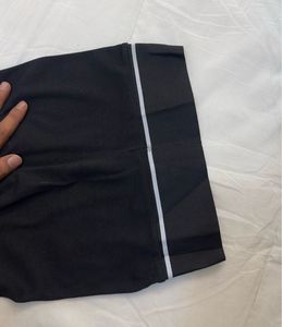 Black Leggings with M Logo