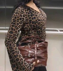 Leopard print top