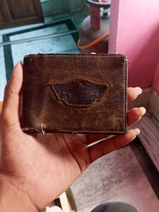 Brown Leather Bifold Wallet