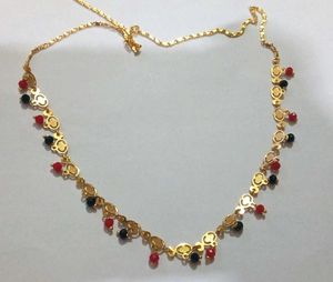 Gold plated single layer necklace