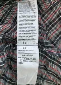 Plaid Button-Up Long Sleeve Shirt