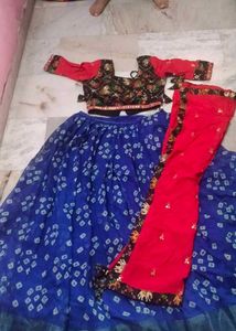 Blue Lehenga Choli Set