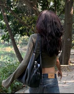 Ribbed Long Sleeve Cropped Top