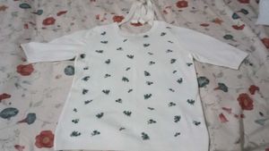 Floral Print Sweater