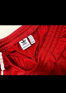 Adidas Red Track Pants Original