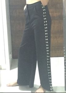 Wide Leg Pants with Accents