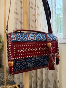 Handmade Bohemian Leather Handbag