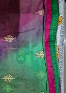 Vibrant Pink &amp; Green Suit with Dupatta