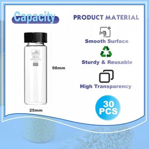 30ml Borosilicate Glass Vials