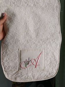 Embroidered Monogrammed Hanging organizer