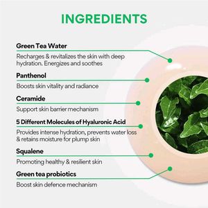 pack of 3, Green Tea Seed Hyaluronic Cream