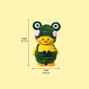 Fuzzy Froggy Duck Plush🐸🌟