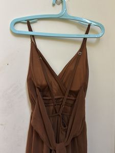 Brown  Dress