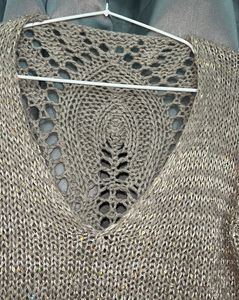 Beige Glitter Sweater