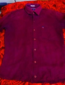 Shirt Top For Women Purple Colour