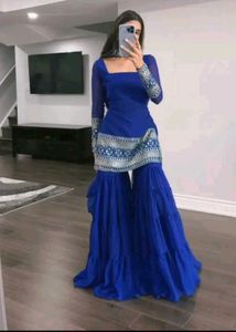 Stunning Blue Lehenga Choli Set
