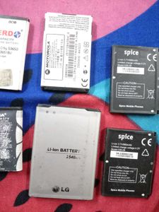 Assorted Mobile Phone Batteries