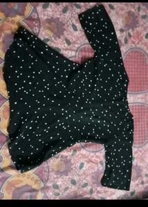 Black polka Dot dress